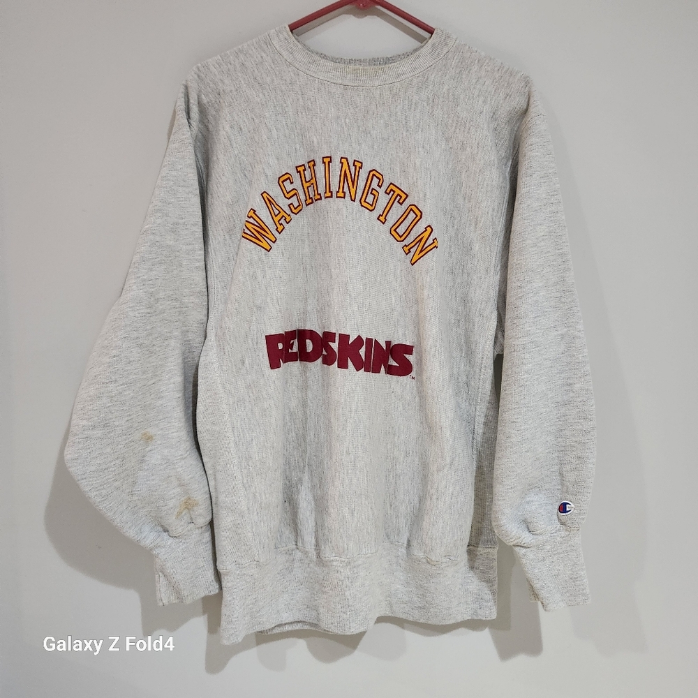 Vintage 90's Champion Reverse Weave WASHINGTON REDSKINS Made in U.S.A.